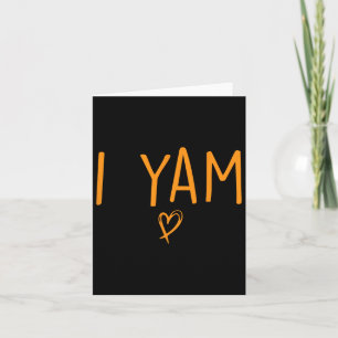 Zij is mijn zoete aardappel I Yam Set koppels Than Kaart