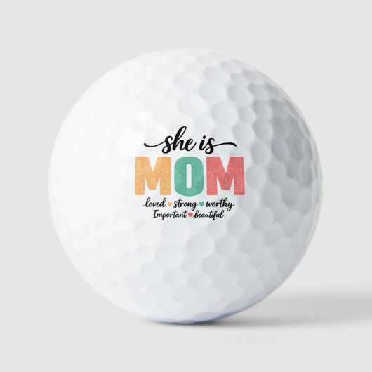 Zij Is Moeder Golfballen (Voorkant)