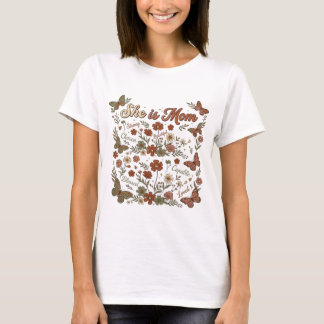 Zij is Moeder Sterk Gekozen Bekwaam T-shirt