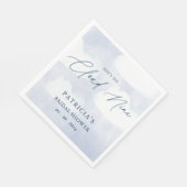 Zij is op wolk negen Bruidsfeest Servet (Hoek)