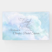 Zij is op wolk negen Bruidsmeisjesfeestje Spandoek (Horizontaal)