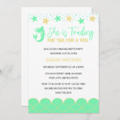 Zij is Trading Tail For The Veil Bachelorette Kaart (Voorkant / Achterkant)