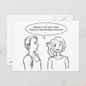 Zij is van mij briefkaart (Voorkant / Achterkant)