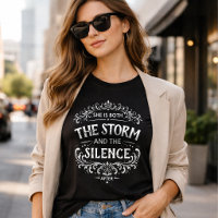 Zij Is Zowel De Storm Als De Stilte Vintage