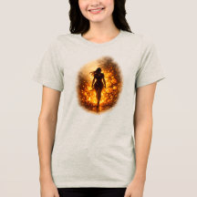 Zij loopt door vuur T-shirt