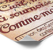 Zij mogen niet doorkruisen ~ Frankrijk ~ Eerste We Poster (Hoek)