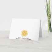 Zij offeren feestdagen kaart (Achterkant)