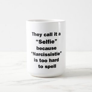 Zij roepen het een Selfie Koffiemok
