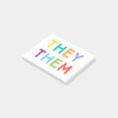 zij spreken hun mening uit post-it® notes (Schuin)