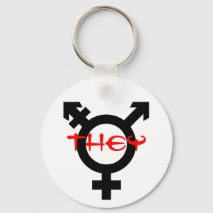 Zij Transgender Sleutelhanger