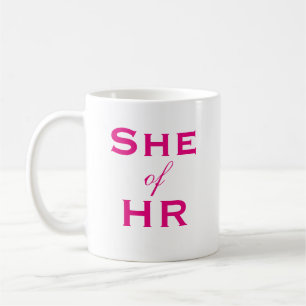 Zij van HR Dames Personeelszaken Functietitel Koffiemok
