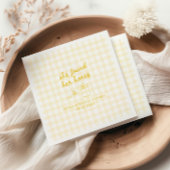 Zij vond haar bruidsfeestje met honing servet