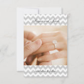 Zij zei "Ja" - 3x5 Save the Date Aankondiging (Achterkant)