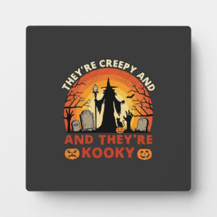 Zij zijn griezelige Halloween-heks-begraafplaats-p Fotoplaat