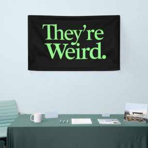 Zij zijn raar 2024 Verkiezing President Harris Tru Spandoek