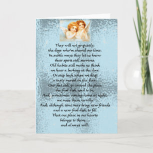 Zij zullen niet stil gaan kaart