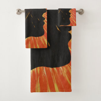 Zijaanzicht & Zon | Sunrise Metaphysical Art Bad Handdoek