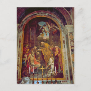 Zijalsteen in de Sint-Peter Basilica Briefkaart