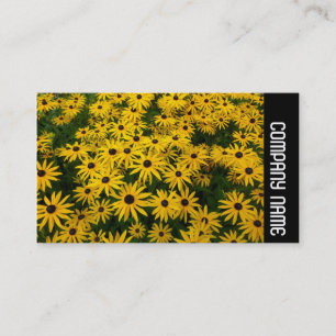 Zijband - Black-eyed Susans (Rudbeckia Hirta) Visitekaartje