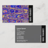 Zijband - Fractal Abstract 061012a Visitekaartje (Voorkant / Achterkant)