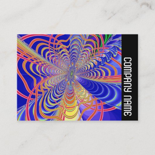 Zijband - Fractal Abstract 061012d Visitekaartje (Voorkant)