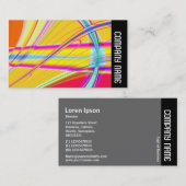 Zijband - Fractal Abstract 061012e Visitekaartje (Voorkant / Achterkant)