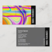 Zijband - Fractal Abstract 061012f Visitekaartje (Voorkant / Achterkant)