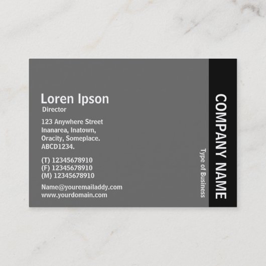 Zijband - kleurrijke Abstracte circuits Visitekaartje (Achterkant)