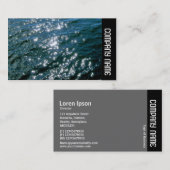 Zijband - Mousserend water Visitekaartje (Voorkant / Achterkant)