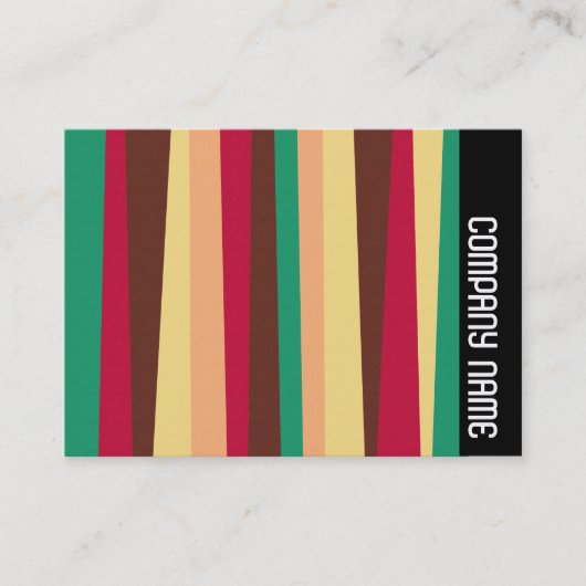 Zijband - onregelmatige strepen 02 visitekaartje (Voorkant)