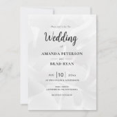 Zijde bruiloft uitnodiging (Voorkant)