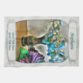 Zijde en Korn Husk Flowers 2190 Theedoek (Horizontaal)