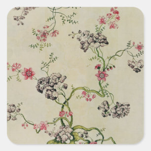 Zijde gemaakt door Anna Maria Garthwaite, 1740 Vierkante Sticker
