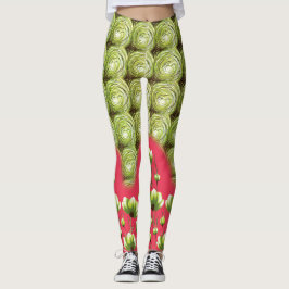 Zijde, gestapelde & boter Leggings | Luxe Fit