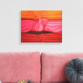 Zijde Knots 2010 Canvas Afdruk (Insitu (Woonkamer))