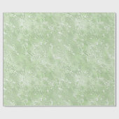 Zijde Moire Klein Patroon In Lime Groen Cadeaupapier (Vlak)
