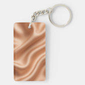 Zijde stof textuur gouden achtergrond-97082 sleutelhanger (achterkant)