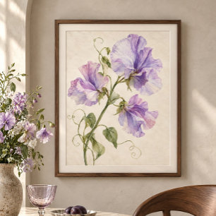 Zijde Studie Kunstprint van Lieve Liefde Poster