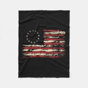 Zijde voor en achter- Ik stem veroordeelde misdadi Fleece Deken