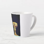 Zijdekoppen Latte Mok (Rechterhoek)