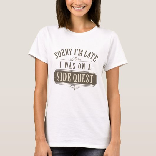 Zijdelingse quest t-shirt (Voorkant)