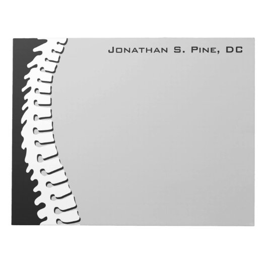 Zijdelingse ruggengraat grote Notitieblok (Voorkant)