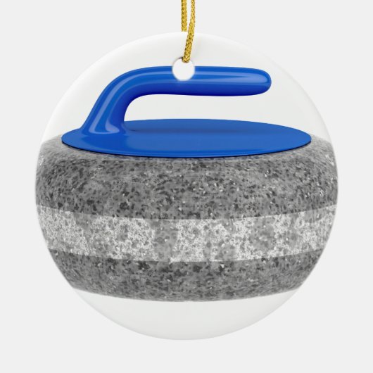 Zijdelingse uitzicht van krulsteen keramisch ornament (Voorkant)