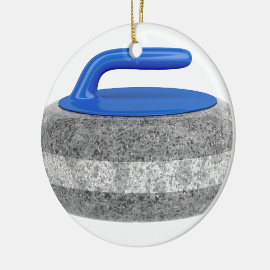 Zijdelingse uitzicht van krulsteen keramisch ornament (Links)