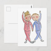 Zijden Huwelijksverjaardag Briefkaart (Voorkant / Achterkant)