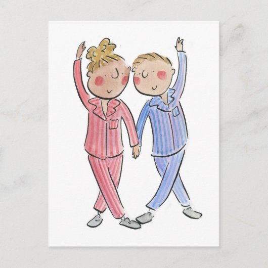 Zijden Huwelijksverjaardag Briefkaart (Voorkant)