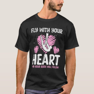 Zijden Lucht Dansen Yoga Gymnastiek Acrobaten A T-shirt