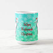 Zijden Windhound Kerstmis  Magische Mok (Midden)