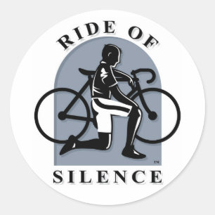 Zijdenkruis Ronde Sticker