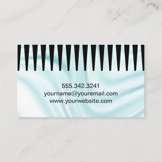 Zijderzijde | Comb Teeth Visitekaartje (Achterkant)